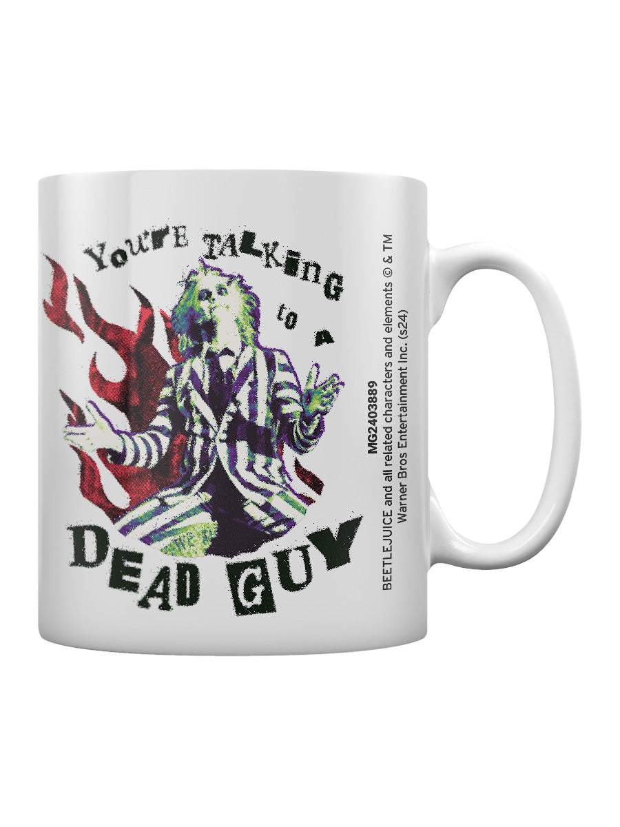 Beetlejuice You're Talking To The Dead Guy Mug