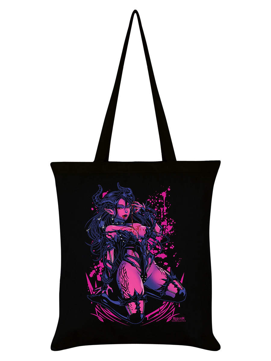 Requiem Collective Kat Black Tote Bag