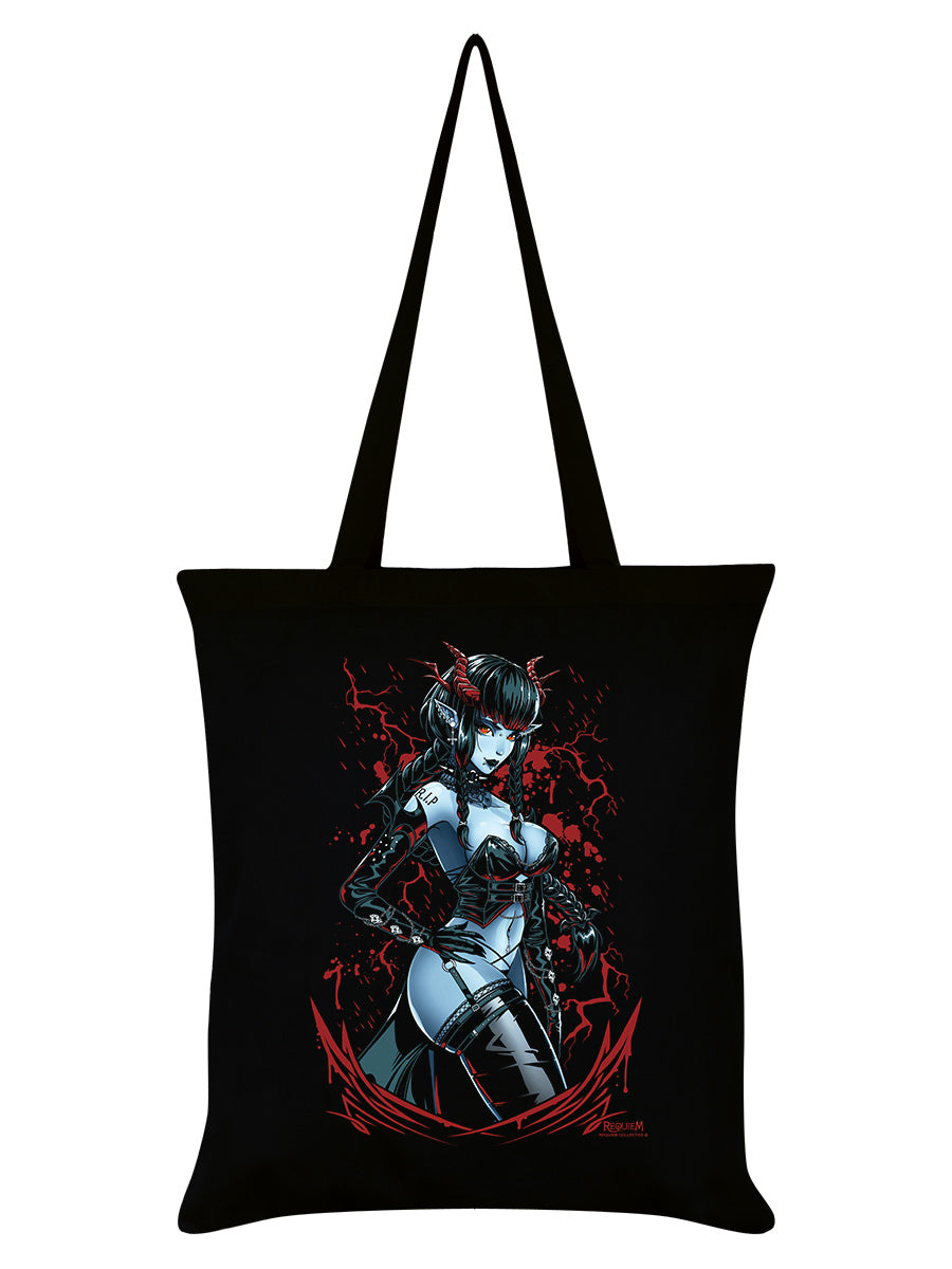 Requiem Collective Ruby Black Tote Bag