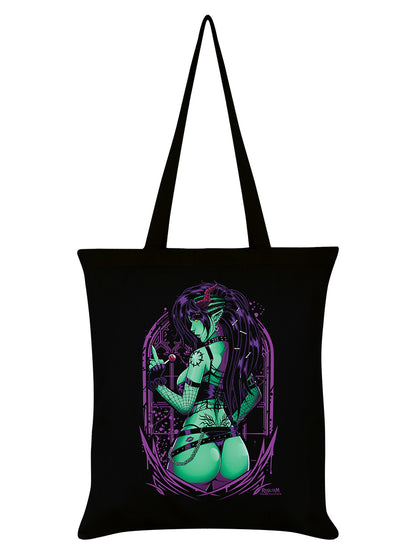 Requiem Collective Ariana Black Tote Bag