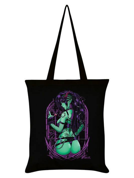 Requiem Collective Ariana Black Tote Bag