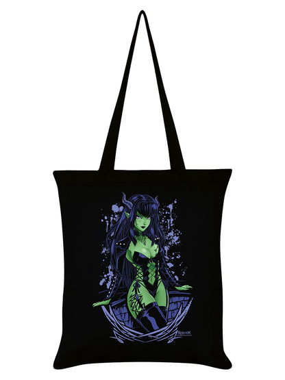 Requiem Collective Halle Black Tote Bag