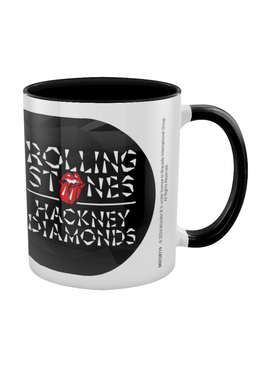 Rolling Stones (Black Diamond) Black Coloured Inner Mug