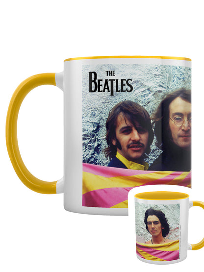 The Beatles (Pink And Yellow) Yellow Coloured Inner Mug