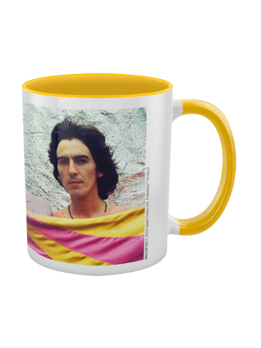 The Beatles (Pink And Yellow) Yellow Coloured Inner Mug