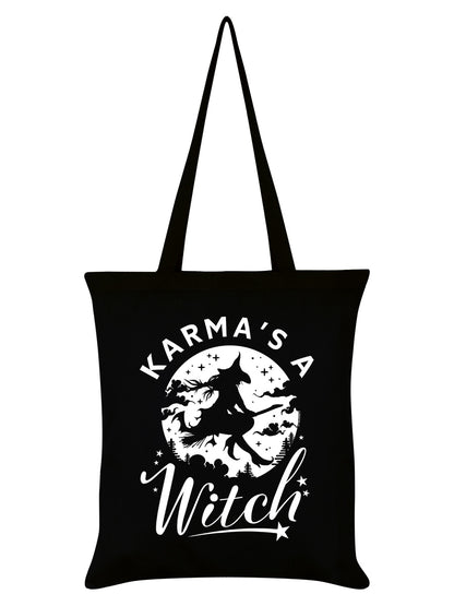 Karma's A Witch Black Tote Bag