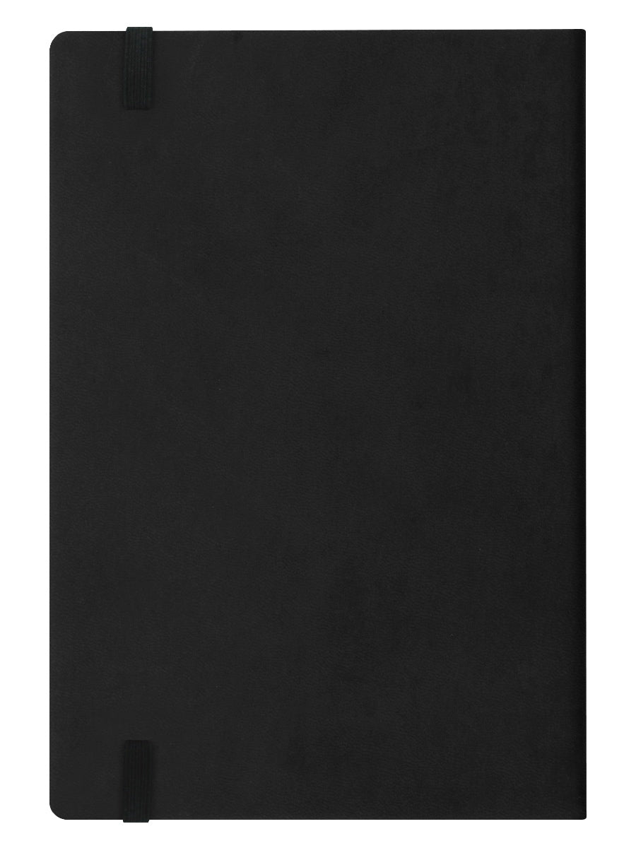 Follow The Moonlight Black A5 Hard Cover Notebook