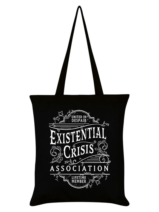 Existential Crisis Association Black Tote Bag