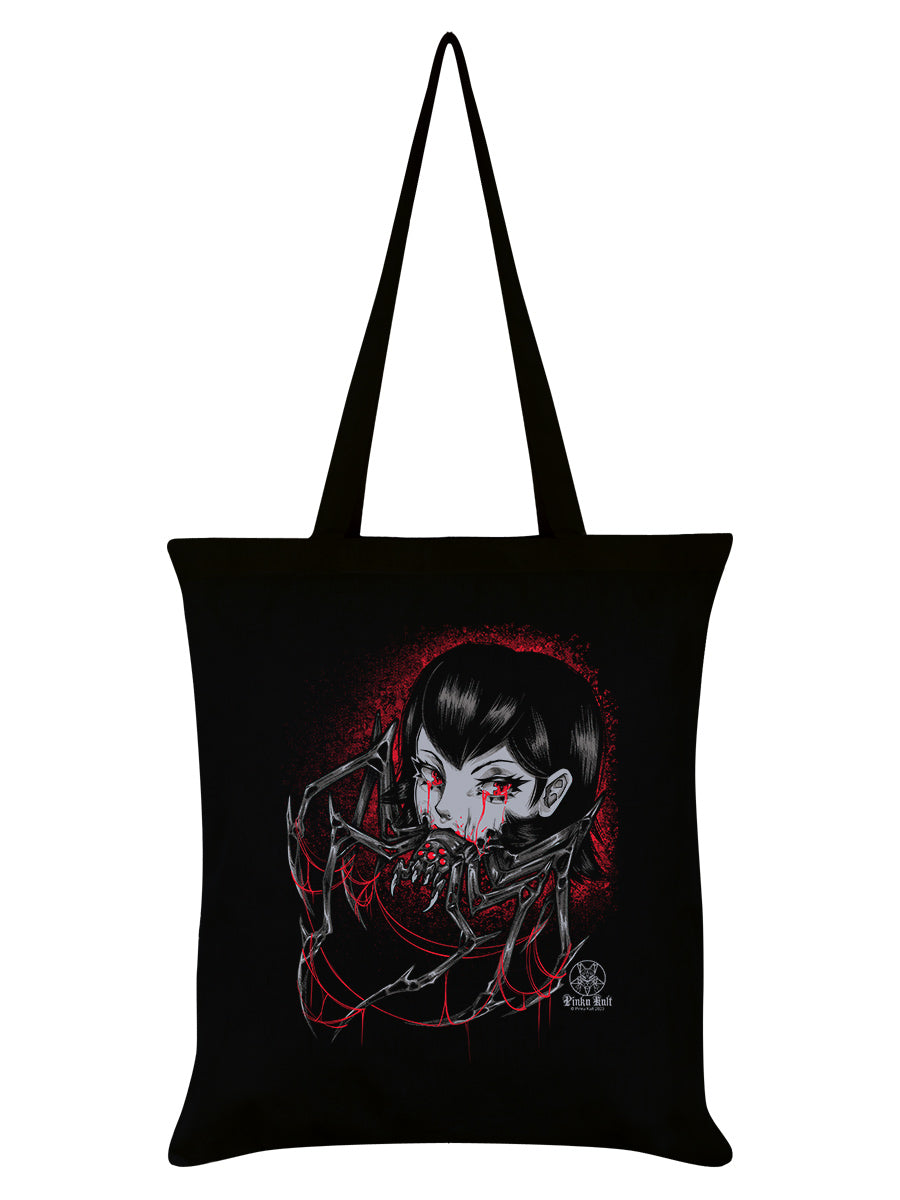 Pinku Kult Crawler Black Tote Bag