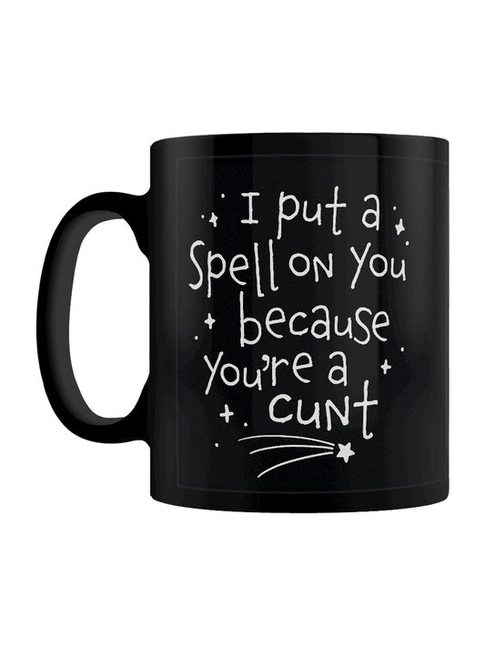 I Put A Spell On You Because...Black Mug