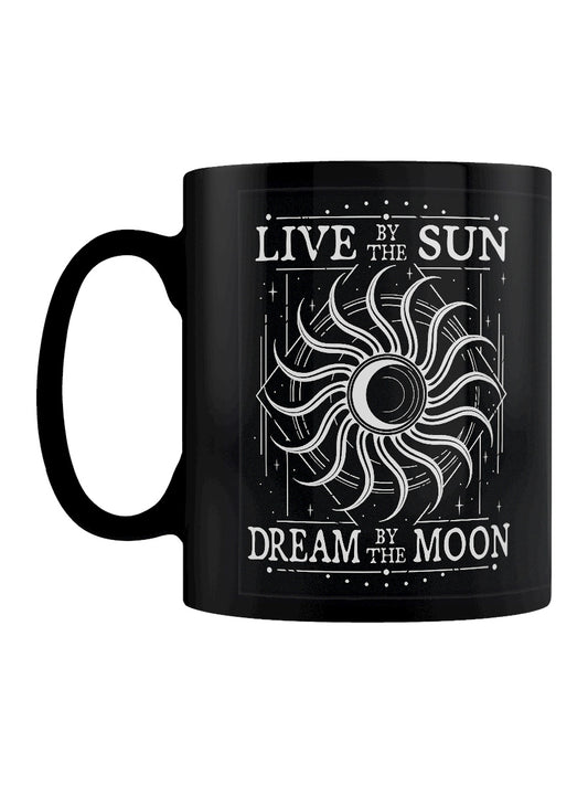 Live By The Sun Black Mug