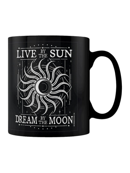 Live By The Sun Black Mug