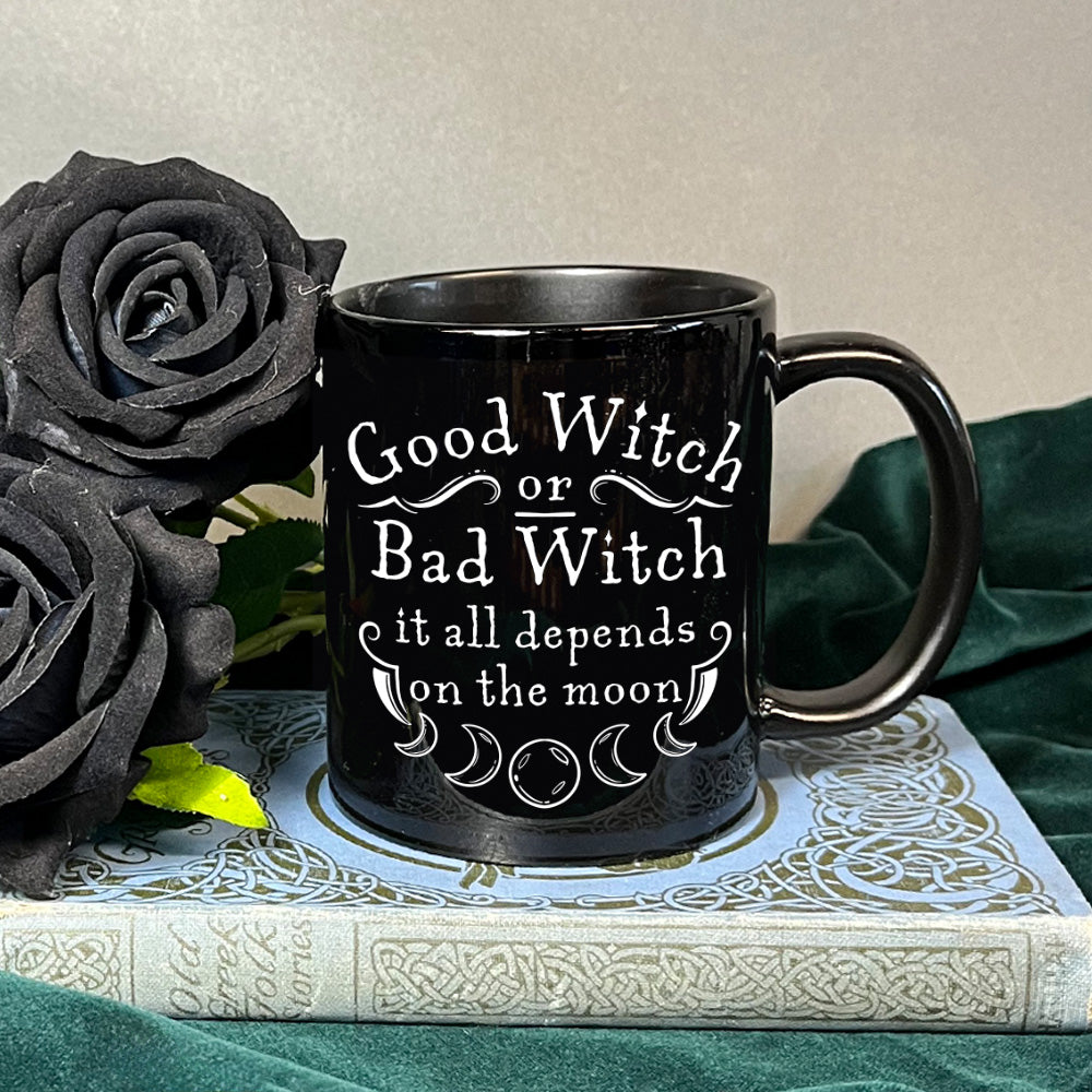 Good Witch or Bad Witch Black Mug