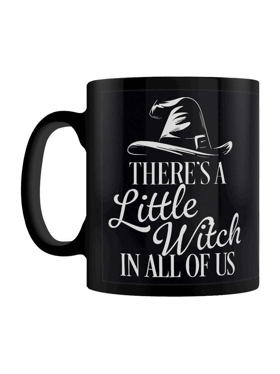 There's A Little Witch In All Of Us Black Mug