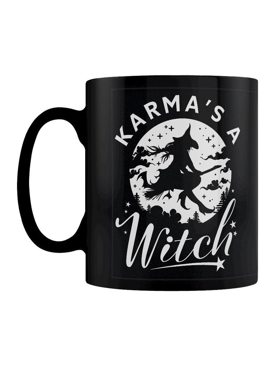 Karma's A Witch Black Mug