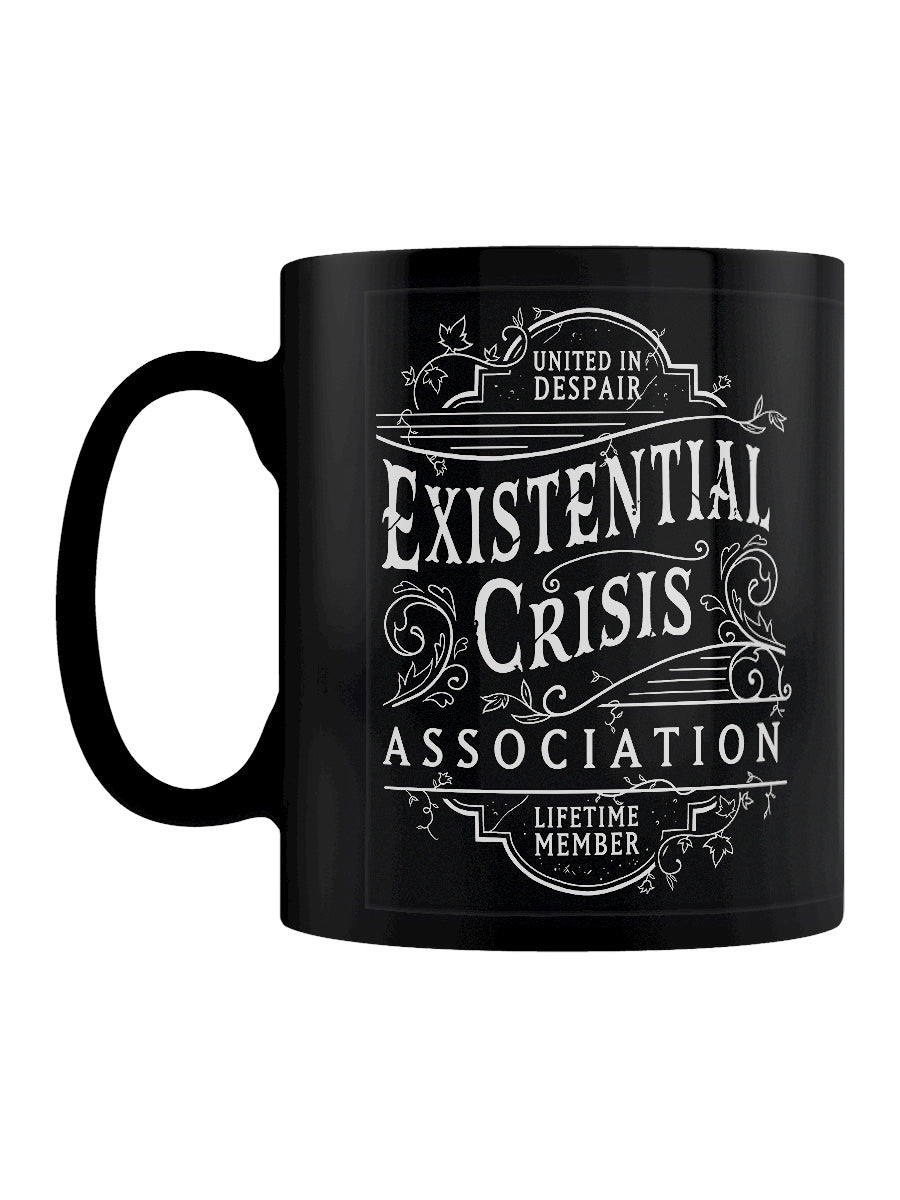 Existential Crisis Association Black Mug