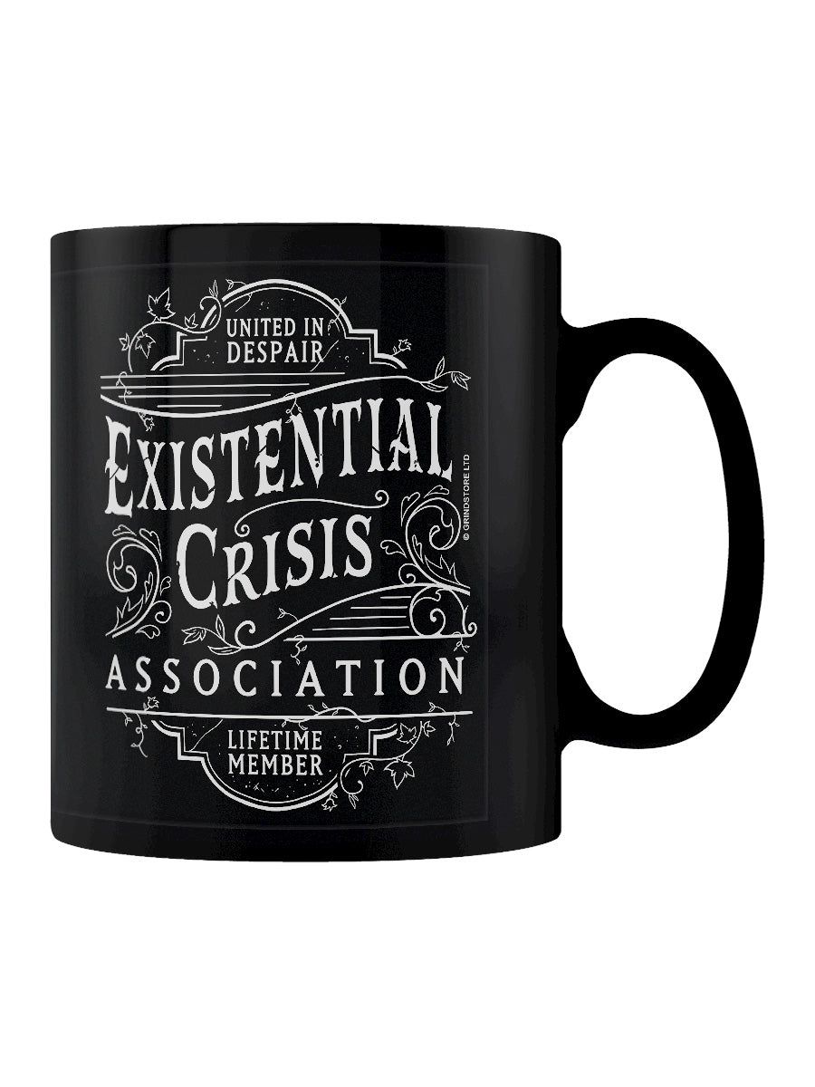 Existential Crisis Association Black Mug