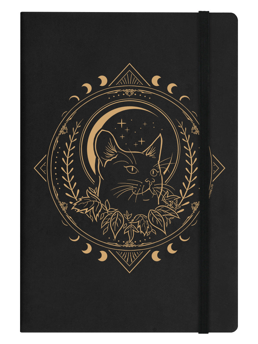 Little Lunar Black A5 Hard Cover Notebook