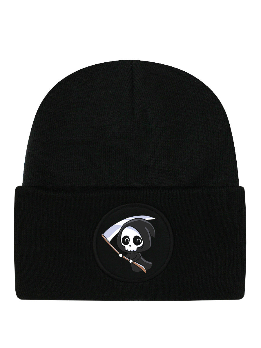 Cute Grim Reaper Black Beanie