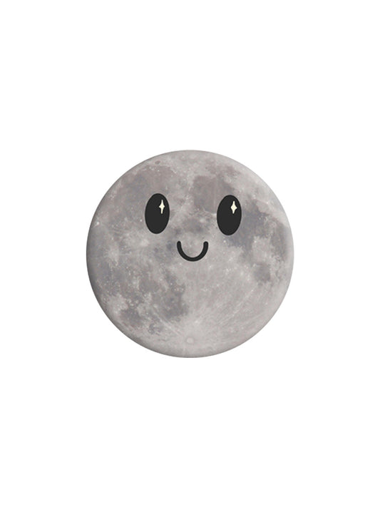 Moon Face Badge