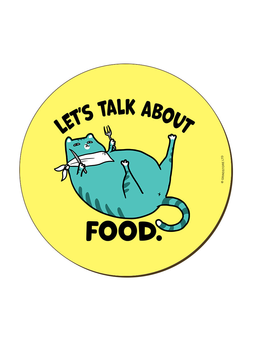 Let's Talk About Food Coaster