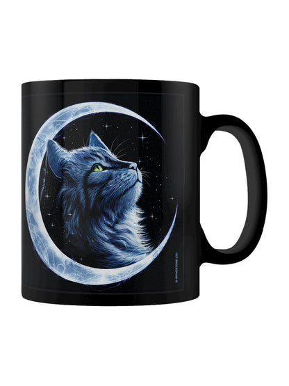 Starlight Kitten Black Mug