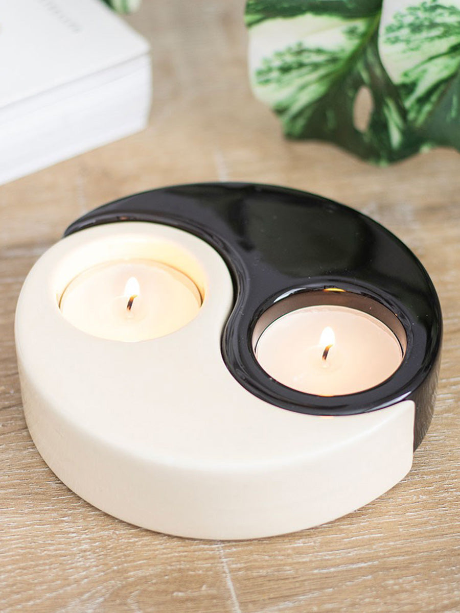 Yin Yang Tealight Candle Holder