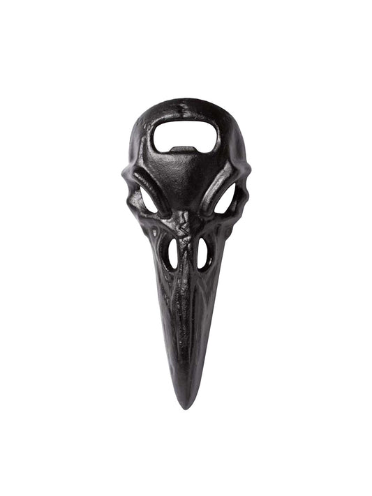 Alchemy Black Raven Skull Bottle Opener