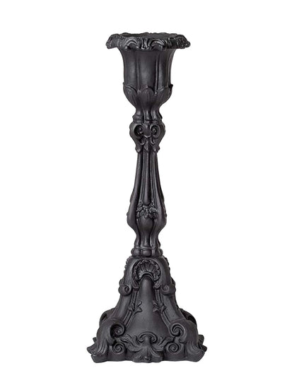 Alchemy Black Baroque Candlestick