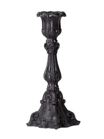 Alchemy Black Baroque Candlestick