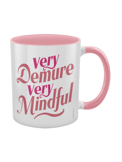 Very Demure Very Mindful Pink Inner 2-Tone Mug