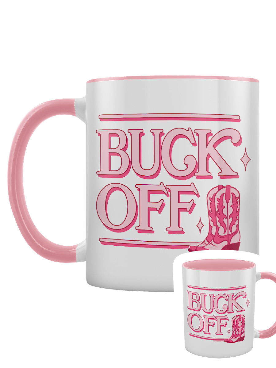 Buck Off Pink Inner 2-Tone Mug