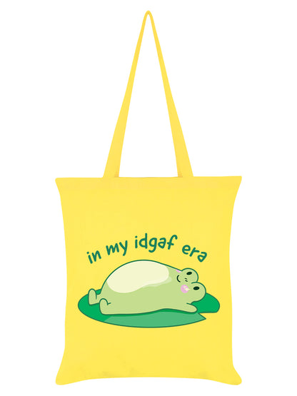 In My IDGAF Era Frog Lemon Tote Bag