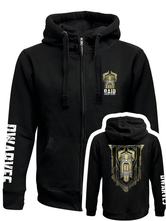 RAID: Shadow Legends Dwarves Black Zipped Premium Hoodie