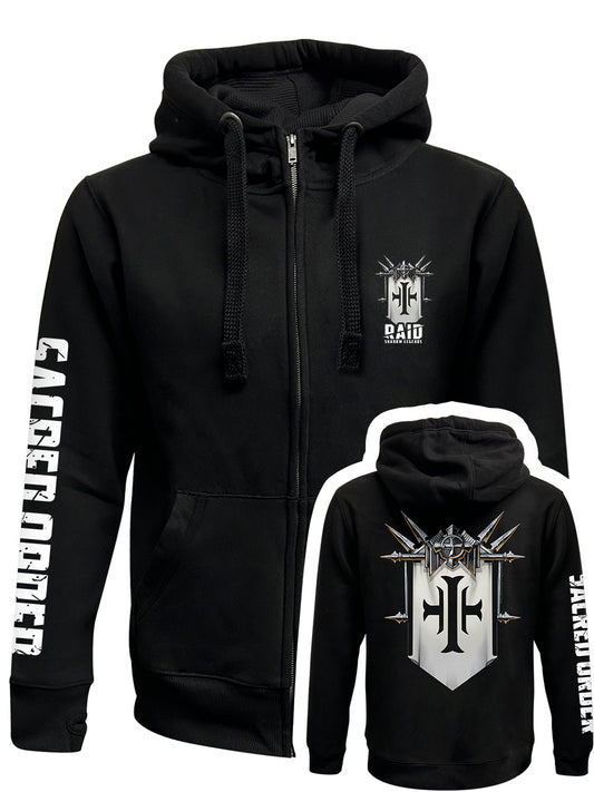 RAID: Shadow Legends Sacred Order Black Zipped Premium Hoodie