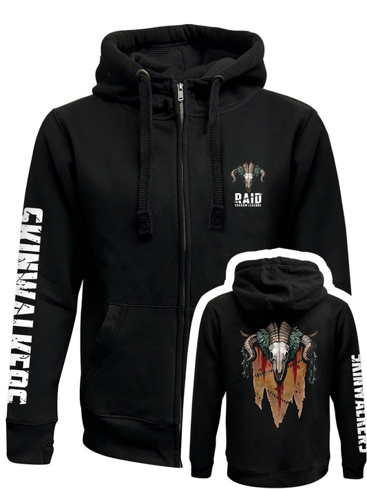 RAID: Shadow Legends Skinwalkers Black Zipped Premium Hoodie