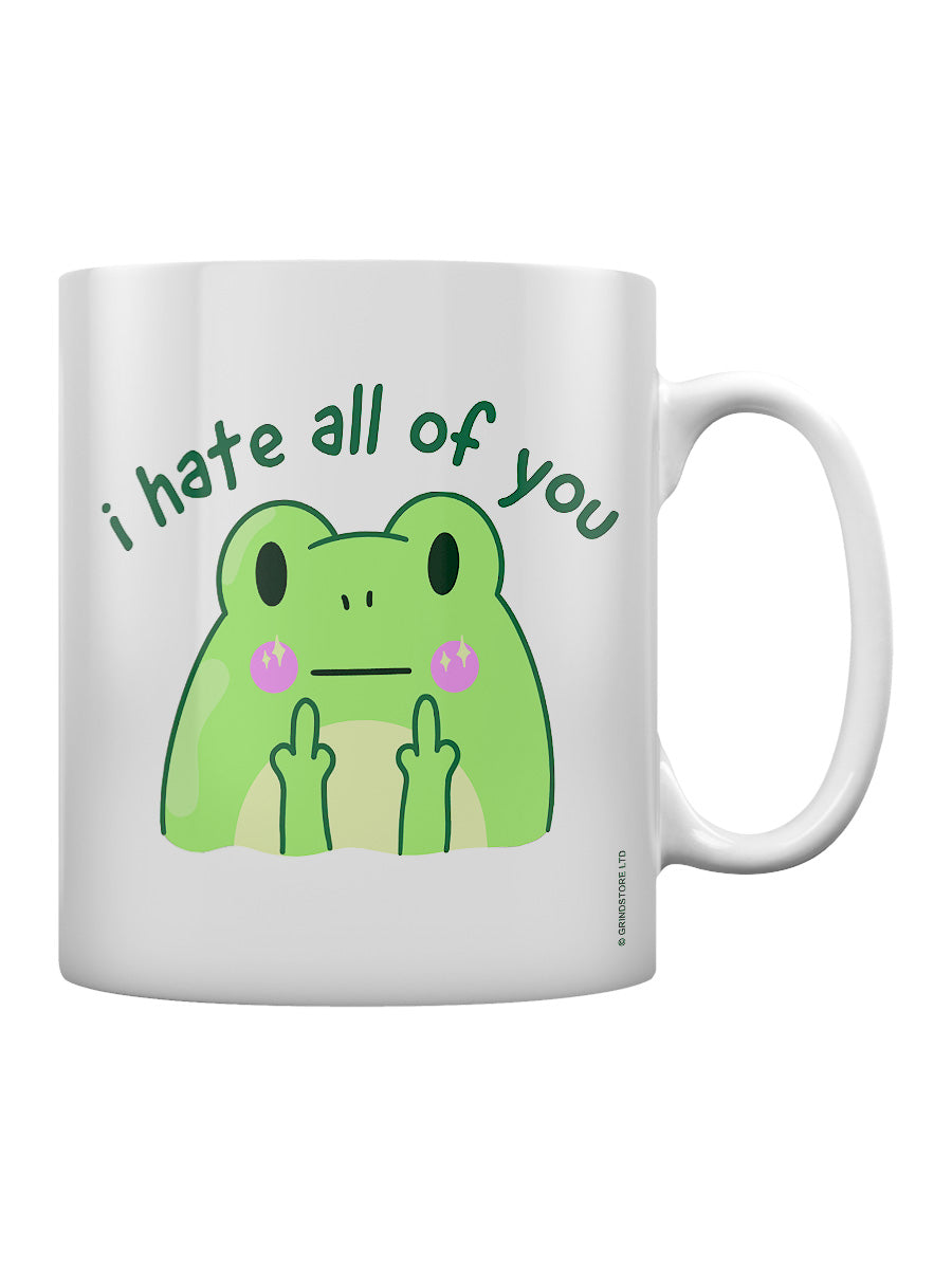 I Hate All Of You Frog Mug