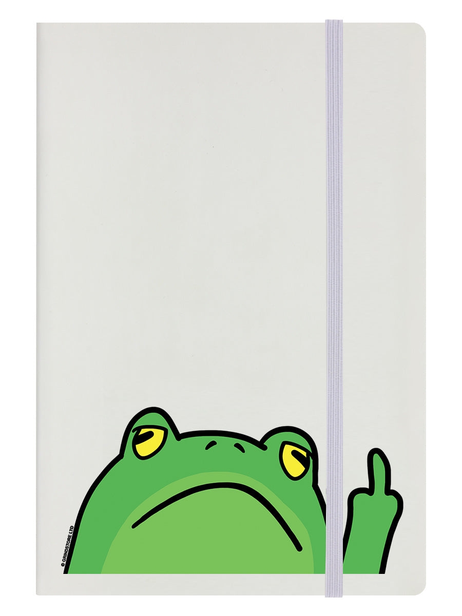 Frog Off Cream A5 Hard Cover Notebook