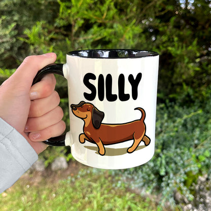 Silly Sausage Black Inner 2-Tone Mug