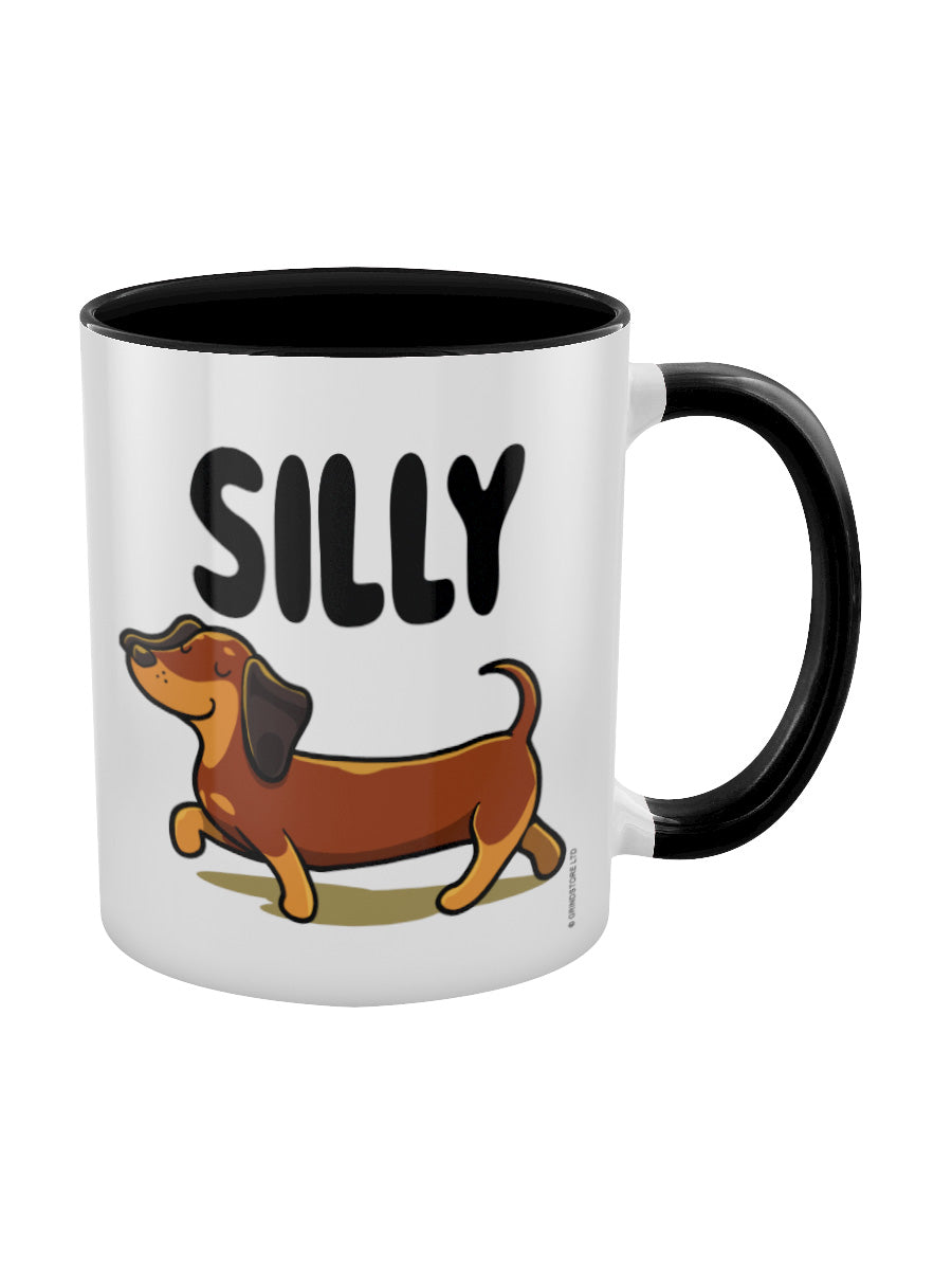 Silly Sausage Black Inner 2-Tone Mug