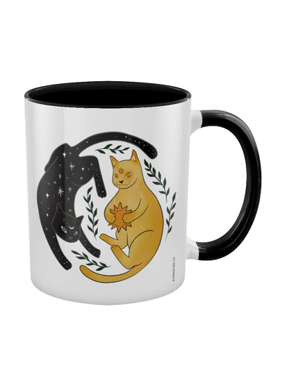 Celestial Kittens Black Inner 2-Tone Mug