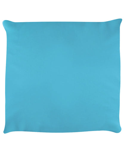 Nobody Cares Cat Sky Blue Cushion