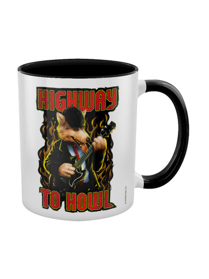 Playlist Pets Highway To Howl Black Inner 2-Tone Mug