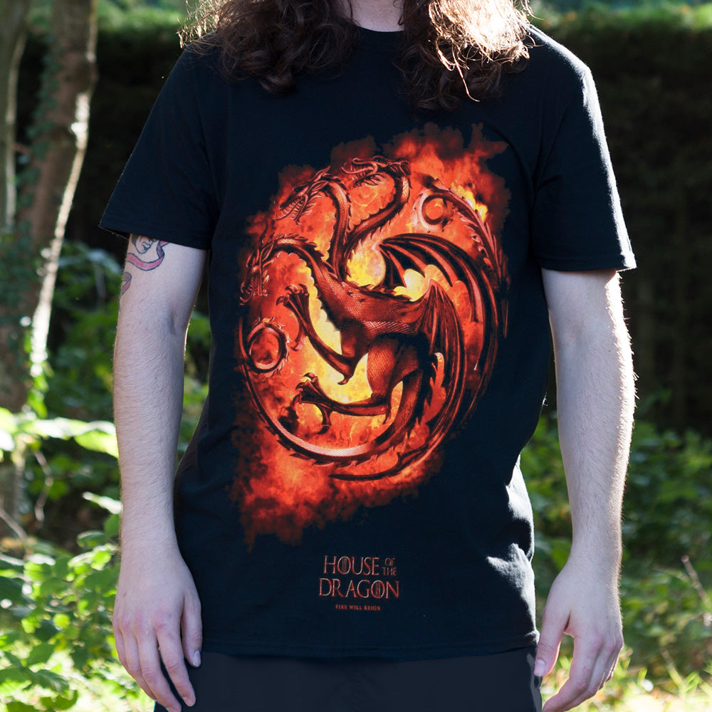 Dragon sales flame shirt