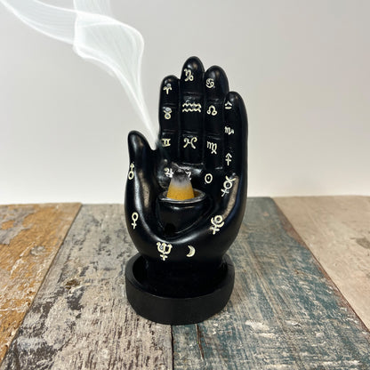 Mantric Hand/Tarot Hand Palm Backflow Incense Burner