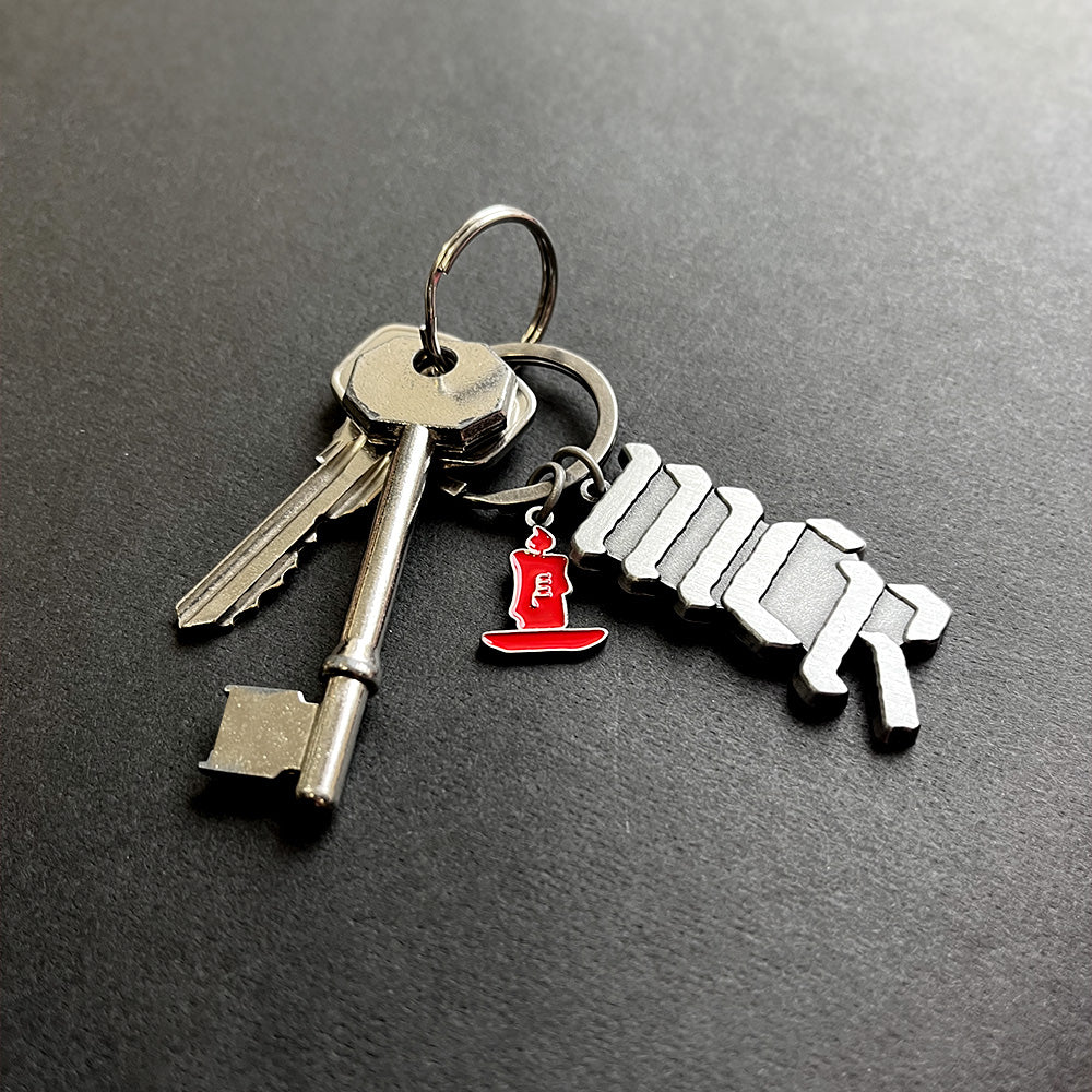 My Chemical Romance MCR Logo Candle Charm Keyring