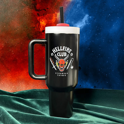 Stranger Things Hellfire Club Black 40oz Tumbler