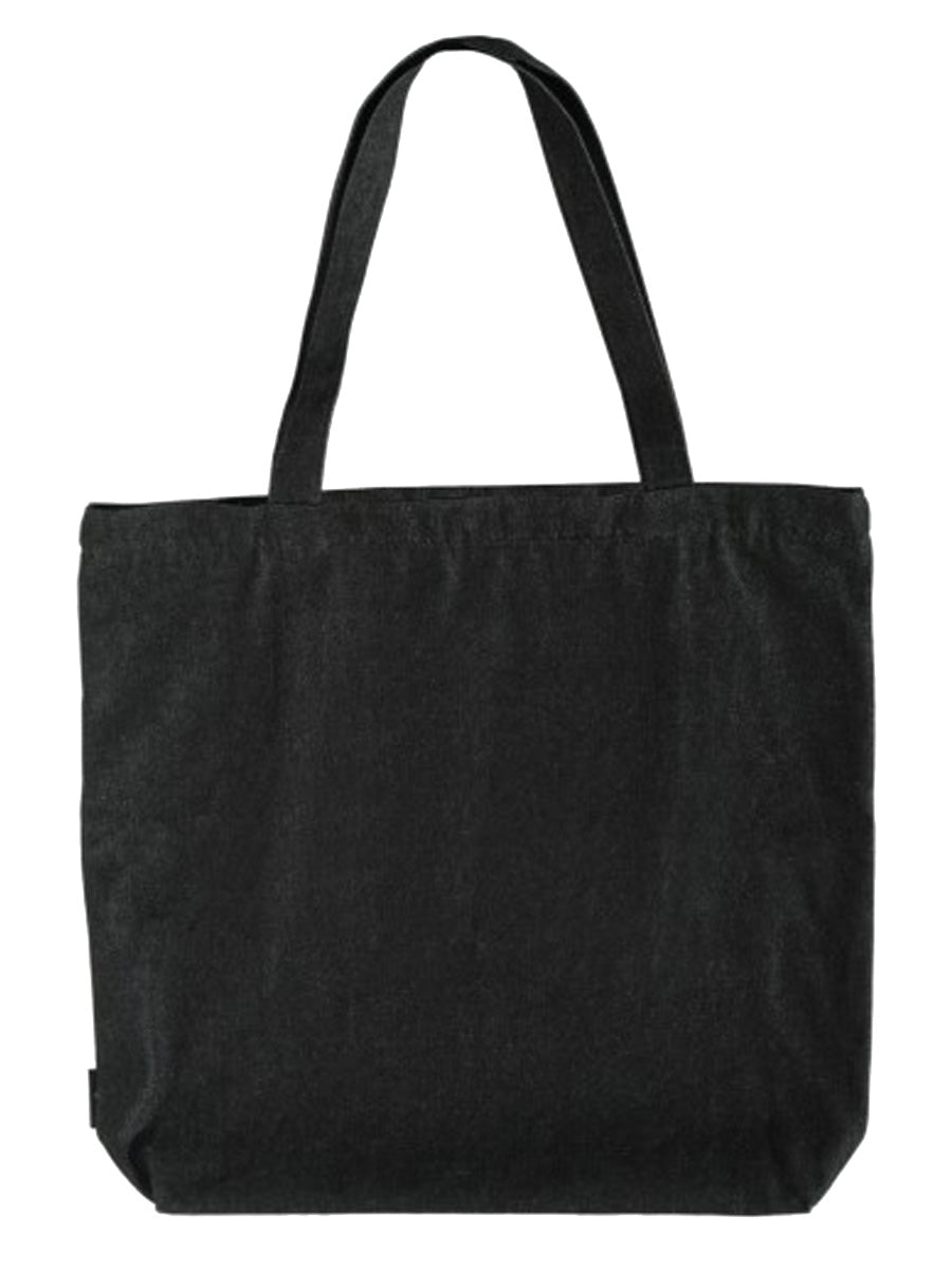 Black canvas tote bag best sale